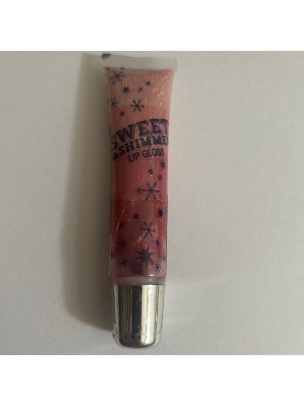 Sweet And Shimmer Lip Gloss Pink Swirl New From Dark Pink To Lite Peach New